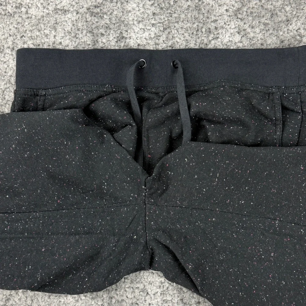 Nike Men's M W30xL28 Black Jogger Sweatpants Confetti Speckled Casual Activewear